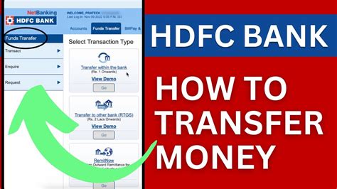 how to transfer money to foreign bank account from hdfc